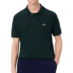Lacoste Men's Original Classic Fit Polo L.12.12 Petit Pique Cotton Shirt Green